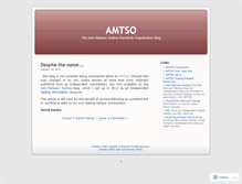 Tablet Screenshot of amtso.wordpress.com