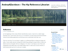 Tablet Screenshot of andreaadavidson.wordpress.com