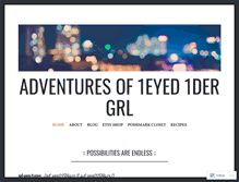 Tablet Screenshot of 1eyed1dergrl.wordpress.com