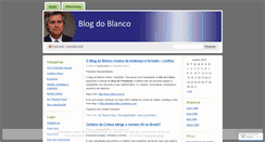 Desktop Screenshot of blogdoblanco.wordpress.com