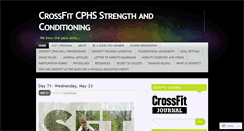 Desktop Screenshot of crossfitcphs1.wordpress.com