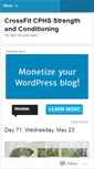Mobile Screenshot of crossfitcphs1.wordpress.com