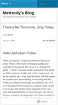 Mobile Screenshot of metracity.wordpress.com