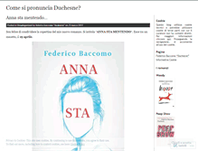 Tablet Screenshot of federicobaccomo.wordpress.com