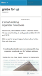 Mobile Screenshot of grabsforup.wordpress.com