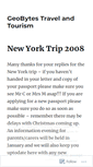 Mobile Screenshot of geobytestravelandtourism.wordpress.com