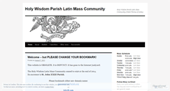 Desktop Screenshot of latinmasspittsburgh.wordpress.com
