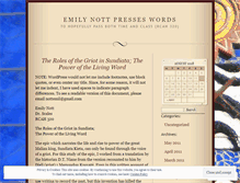 Tablet Screenshot of nottemil.wordpress.com