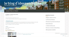 Desktop Screenshot of ideesenbulles.wordpress.com