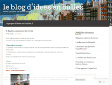 Tablet Screenshot of ideesenbulles.wordpress.com