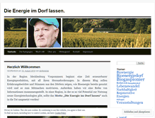 Tablet Screenshot of dorfenergie.wordpress.com