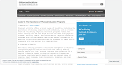 Desktop Screenshot of distanceeducations.wordpress.com