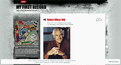 Desktop Screenshot of myfirstrecord.wordpress.com