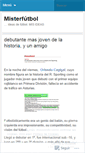 Mobile Screenshot of misterfutbol.wordpress.com
