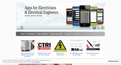 Desktop Screenshot of electricalapps.wordpress.com
