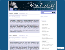 Tablet Screenshot of anotherwildfantasy.wordpress.com