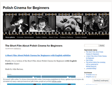 Tablet Screenshot of polishcinema.wordpress.com