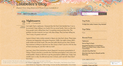 Desktop Screenshot of lolabelles.wordpress.com