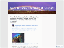 Tablet Screenshot of buildridgesofunity.wordpress.com