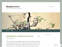 Tablet Screenshot of blogthechurch.wordpress.com