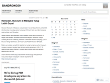 Tablet Screenshot of bandrong09.wordpress.com