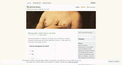 Desktop Screenshot of mastologia.wordpress.com