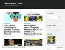 Tablet Screenshot of dialogospoliticos.wordpress.com