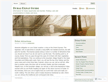 Tablet Screenshot of dubaiexpatguide.wordpress.com