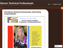 Tablet Screenshot of denvertechpro.wordpress.com
