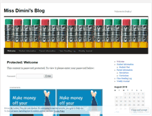 Tablet Screenshot of missdimini.wordpress.com