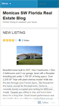 Mobile Screenshot of monicaharrison.wordpress.com