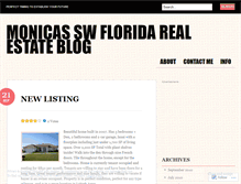 Tablet Screenshot of monicaharrison.wordpress.com
