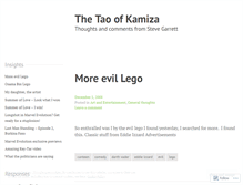 Tablet Screenshot of kamiza.wordpress.com