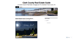 Desktop Screenshot of clarkcountyrealestateblog.wordpress.com