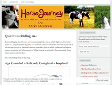 Tablet Screenshot of horsejourney.wordpress.com