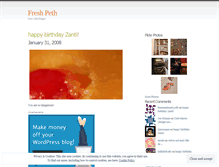 Tablet Screenshot of freshpeth.wordpress.com
