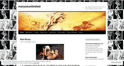 Desktop Screenshot of maryseunlimited.wordpress.com