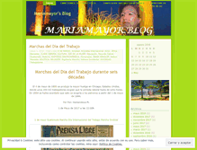 Tablet Screenshot of mariamayor.wordpress.com