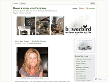 Tablet Screenshot of bowerbirdandfriends.wordpress.com