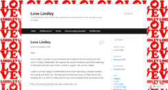 Desktop Screenshot of lovelindley.wordpress.com