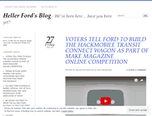 Tablet Screenshot of hellerford.wordpress.com