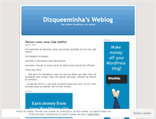 Tablet Screenshot of dizqueeminha.wordpress.com