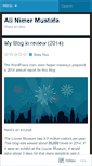 Mobile Screenshot of alinimer.wordpress.com
