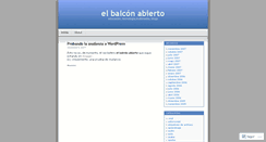 Desktop Screenshot of angelpuente.wordpress.com