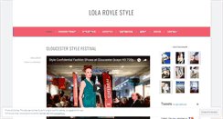 Desktop Screenshot of lolaroylevintageboutique.wordpress.com