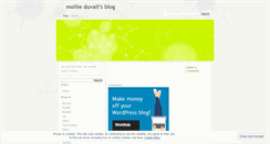 Desktop Screenshot of mollieduvall.wordpress.com