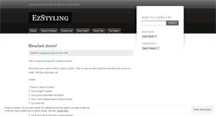 Desktop Screenshot of ezstyling.wordpress.com
