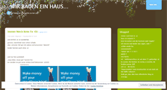 Desktop Screenshot of hausbau2009.wordpress.com
