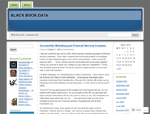 Tablet Screenshot of blackbookdata.wordpress.com
