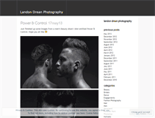 Tablet Screenshot of landondreanphotography.wordpress.com